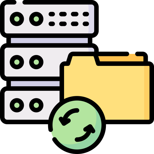 Back up files, folders, or a full database