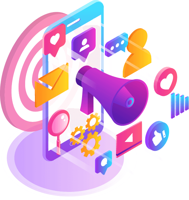 Email marketing illustration