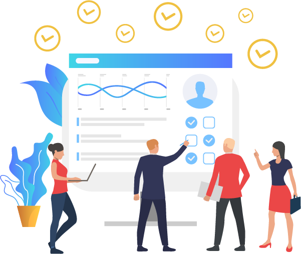 Web hosting illustration